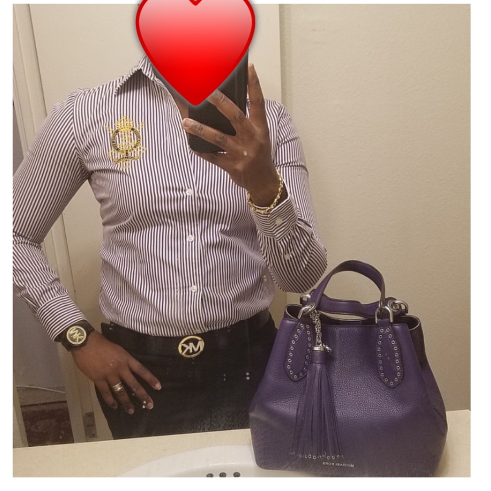 Michael kors Brooklyn Purple Bag